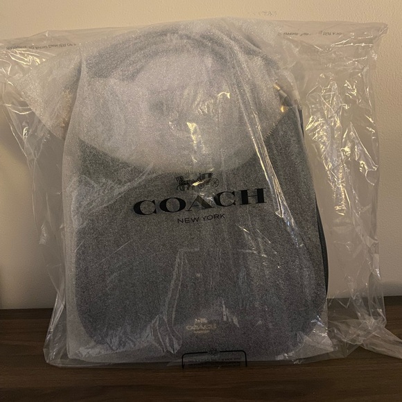 Coach Black Leather Jules Hobo Bag - Picture 4 of 9